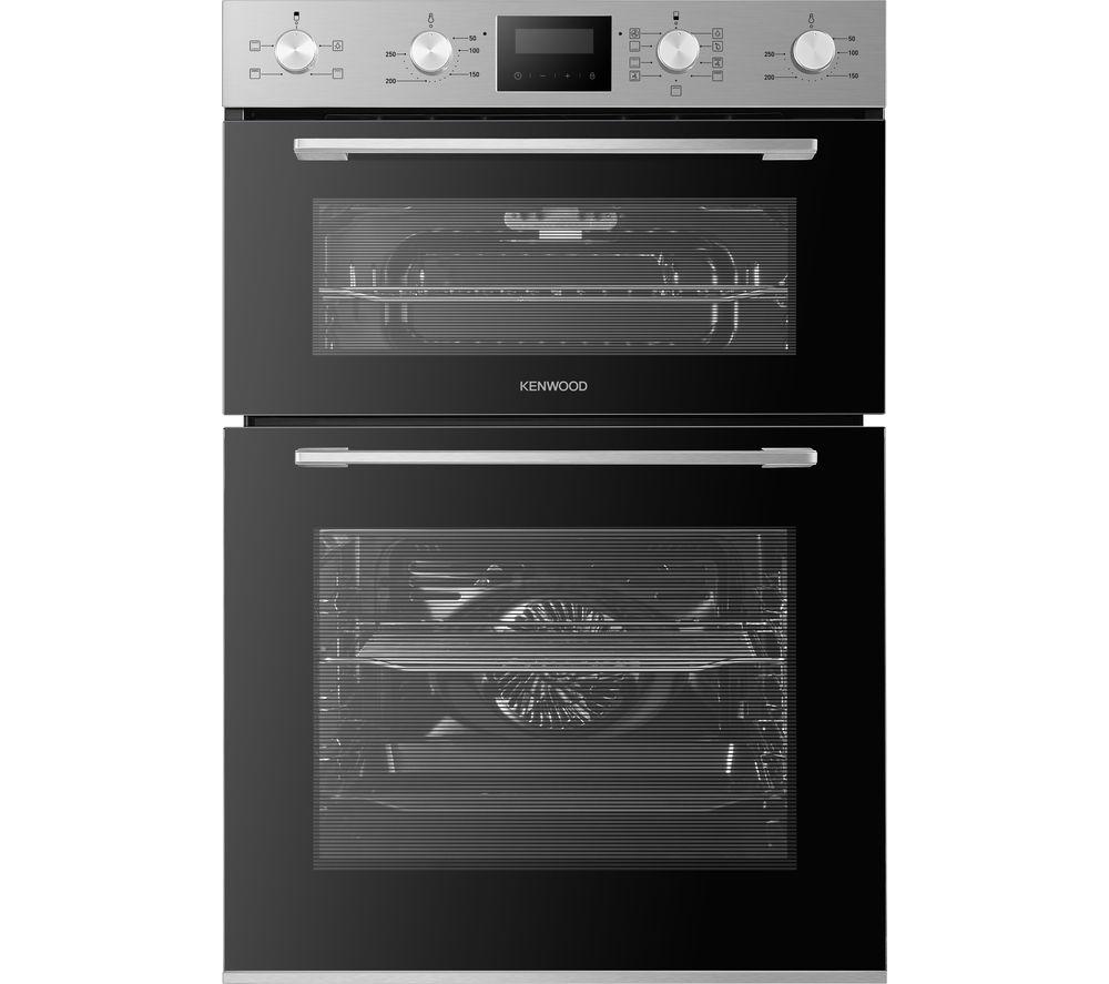 KENWOOD KBIDOX21 Electric Double Oven - Black & Stainless Steel, Stainless Steel