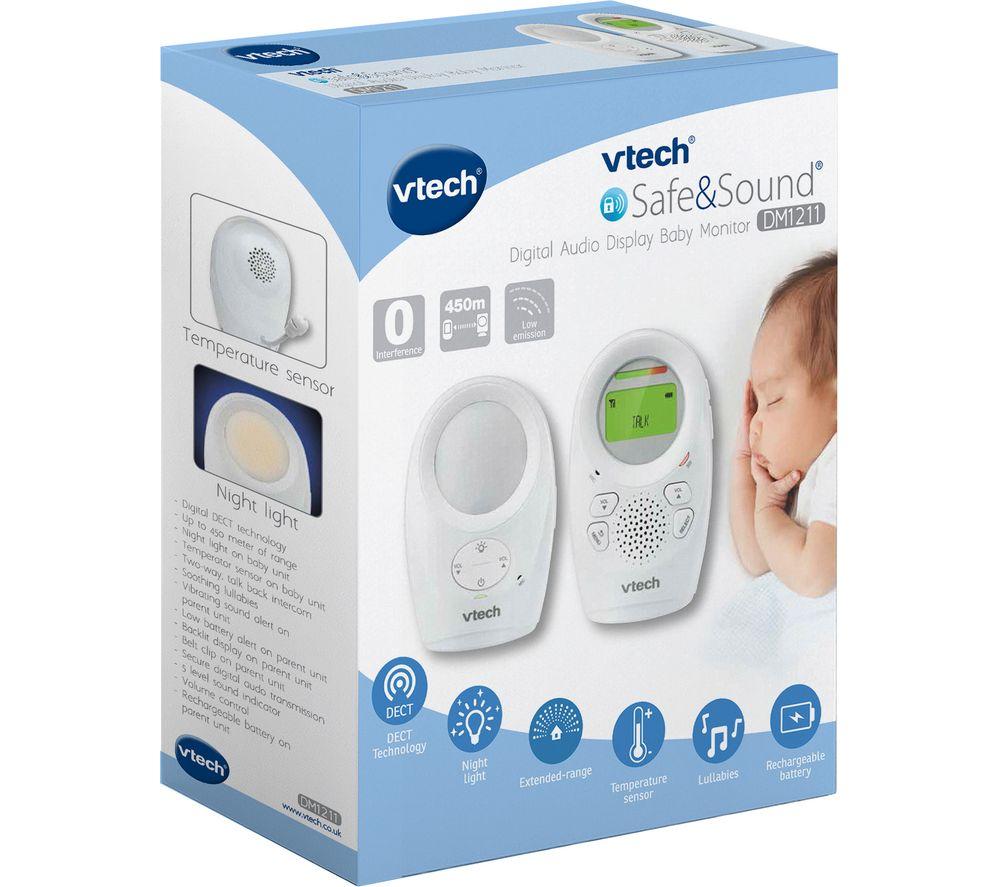 Buy Vtech Dm1211 Audio Baby Monitor White Currys