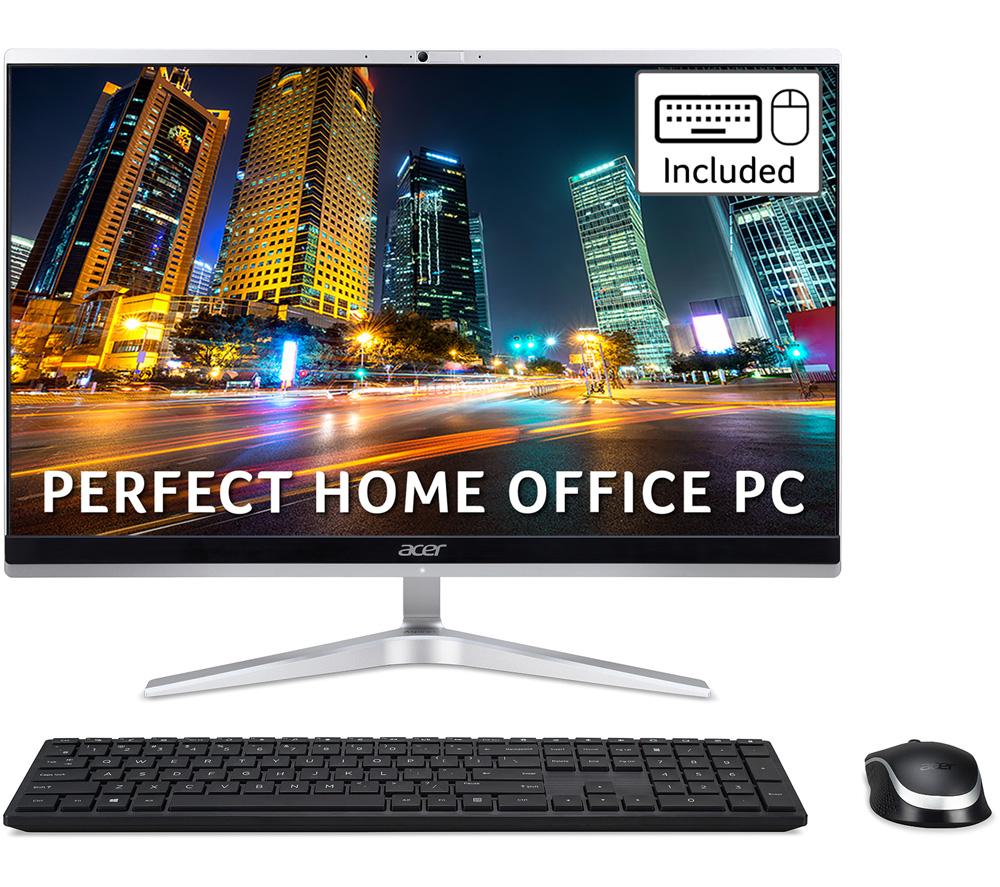 Image of ACER Aspire C22-1650 21.5" All-in-One PC - Intel® Core™ i3, 256 GB SSD, Silver
