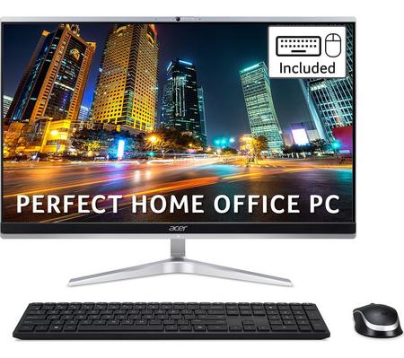 ACER Aspire C24-1650 23.8" All-in-One PC - Intel® Core™ i5, 1 TB SSD, Silver