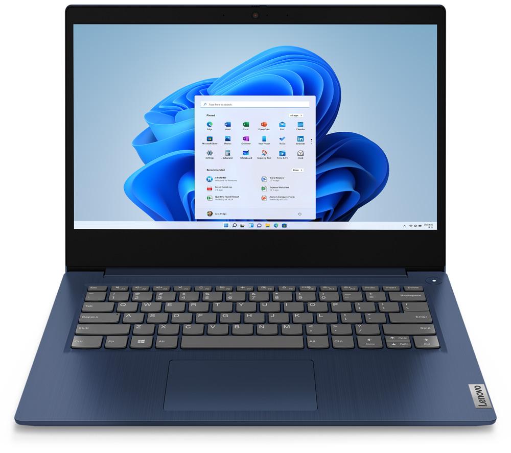 Image of LENOVO IdeaPad 3i 14" Laptop - Intel®Celeron, 128 GB SSD, Blue, Blue