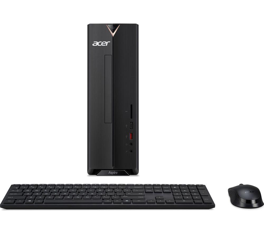 Image of ACER Aspire XC-1660 Desktop PC - Intel®Core i5, 1 TB HDD, Black, Black
