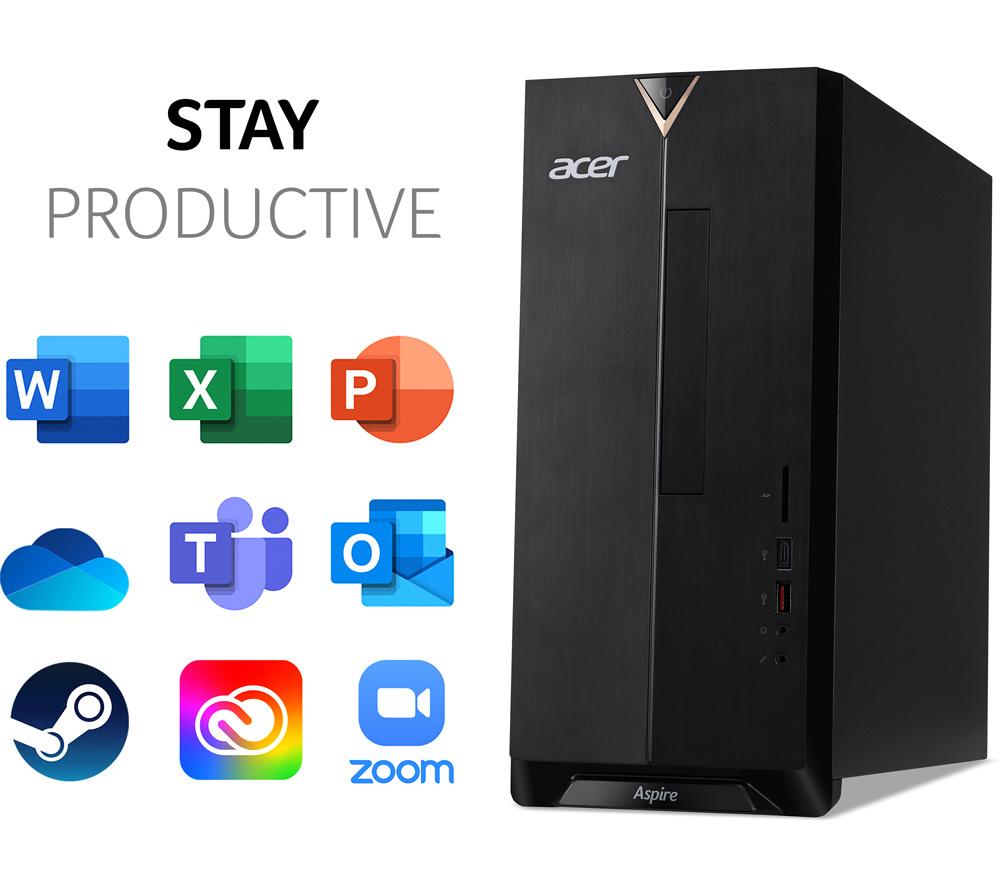 Buy ACER Aspire TC1660 Desktop PC Intel® Core™ i5, 1 TB HDD & 256 GB