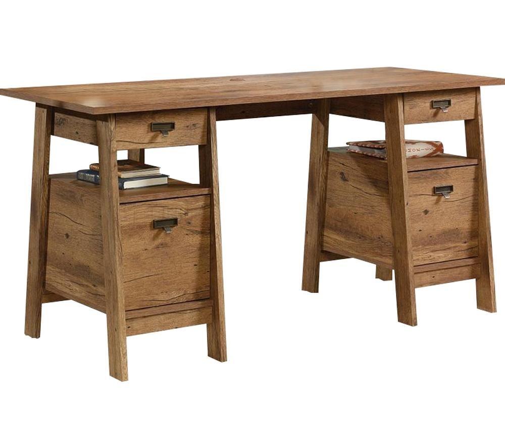 Trestle table deals with drawers