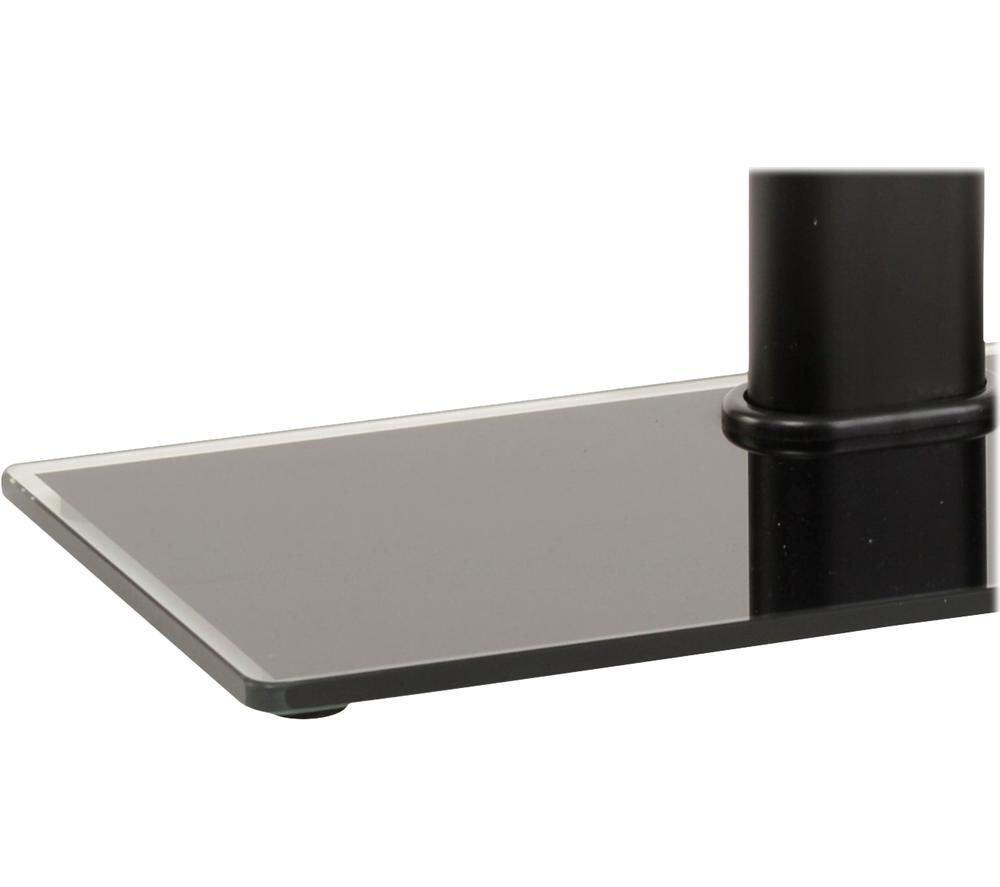 TTAP TT44S Swivel Tabletop TV Stand with Bracket for 32 - 55" TVs - Black Glass image number 5 of 8