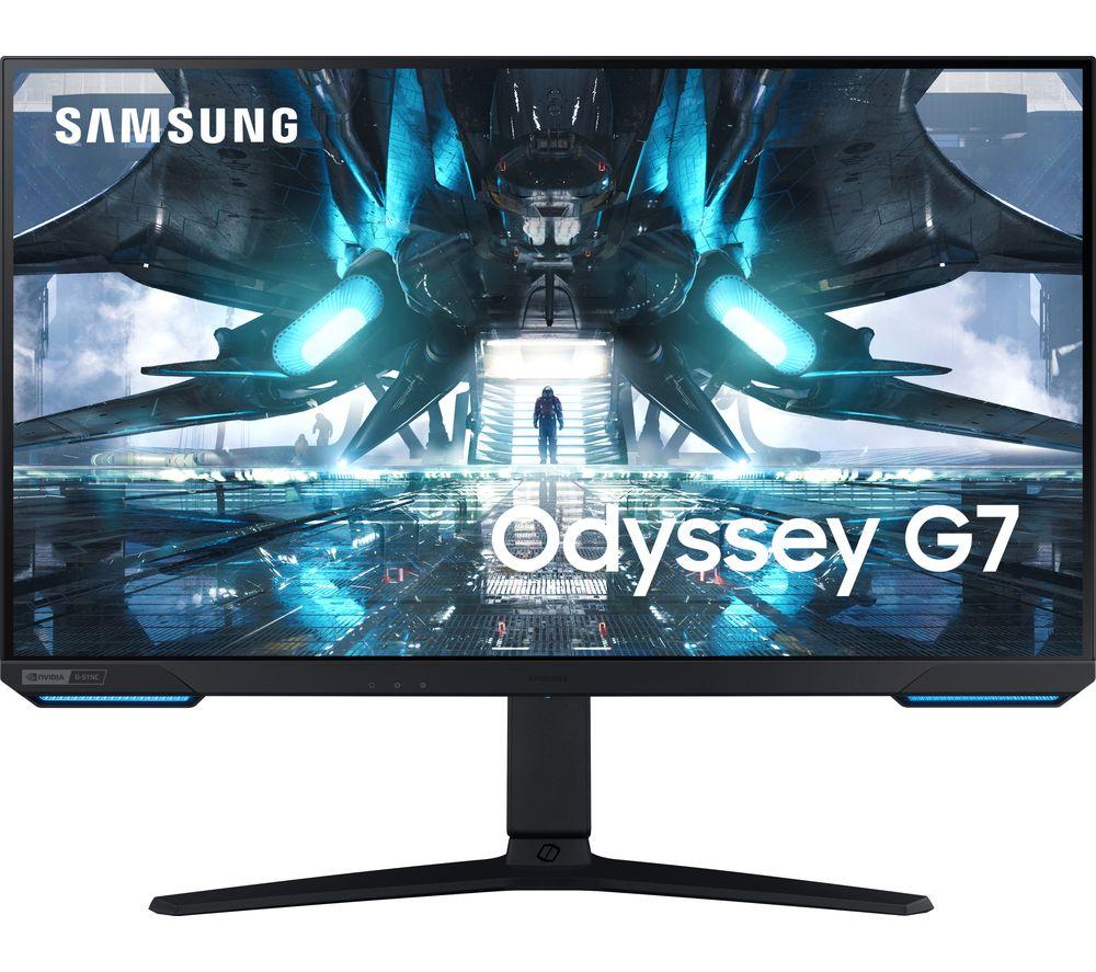 Image of SAMSUNG Odyssey G7 LS28AG700NUXXU 4K Ultra HD 28" LED Gaming Monitor - Black, Black