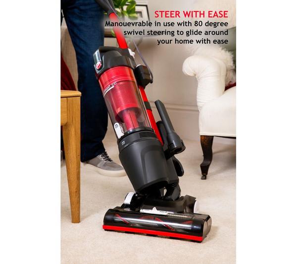 HOOVER Upright 300 HU300RHM Home Bagless Vacuum Cleaner - Red & Grey image number 13