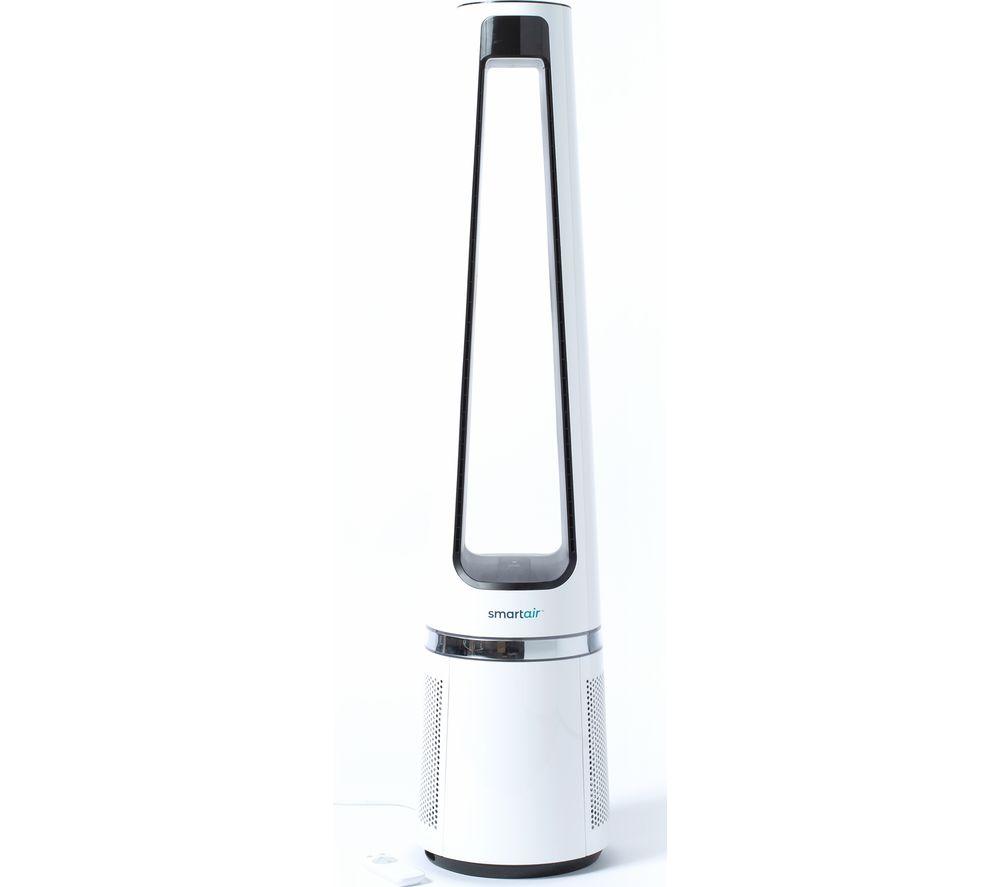 Smart Air Cool Purify Tower Fan - White, White