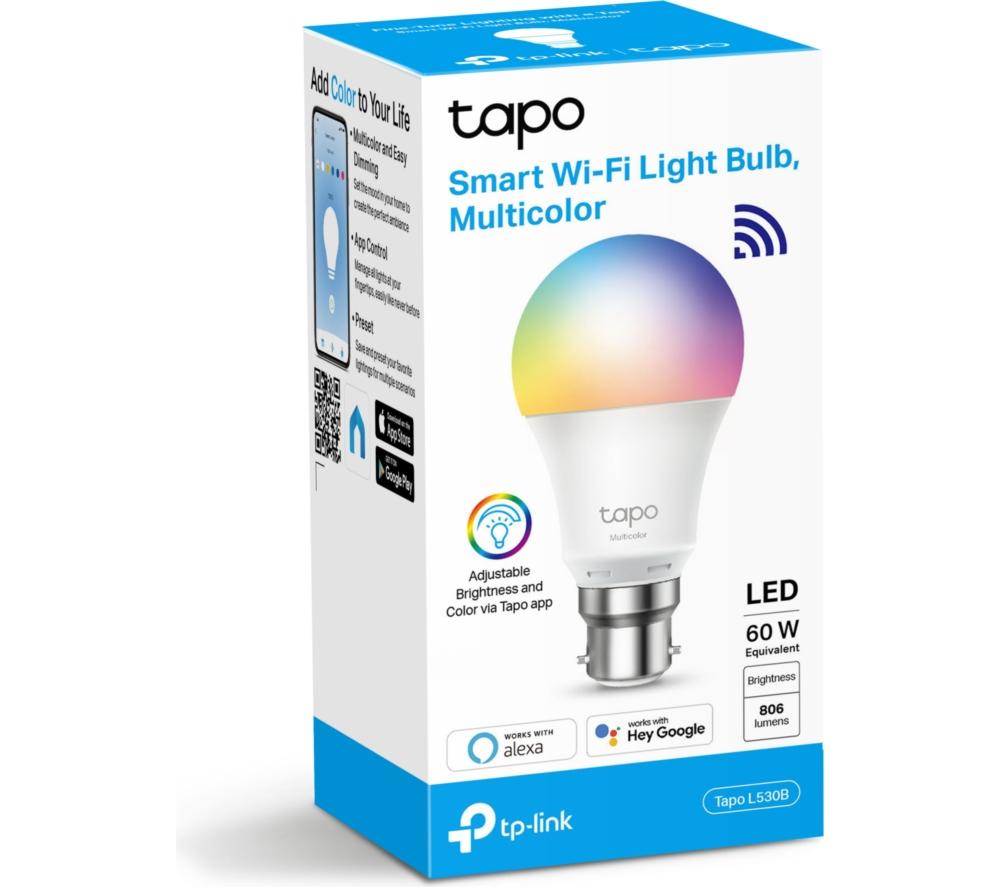 TP-LINK Tapo L530B Smart Colour Light Bulb - B22 image number 5 of 10