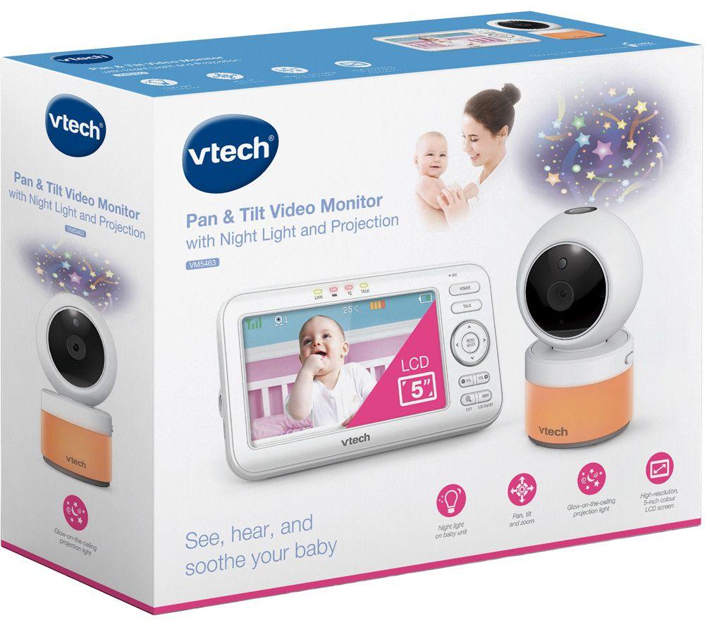 VTech VM5463-2 5 Color LCD Video Baby Monitor with 2 Cameras for
