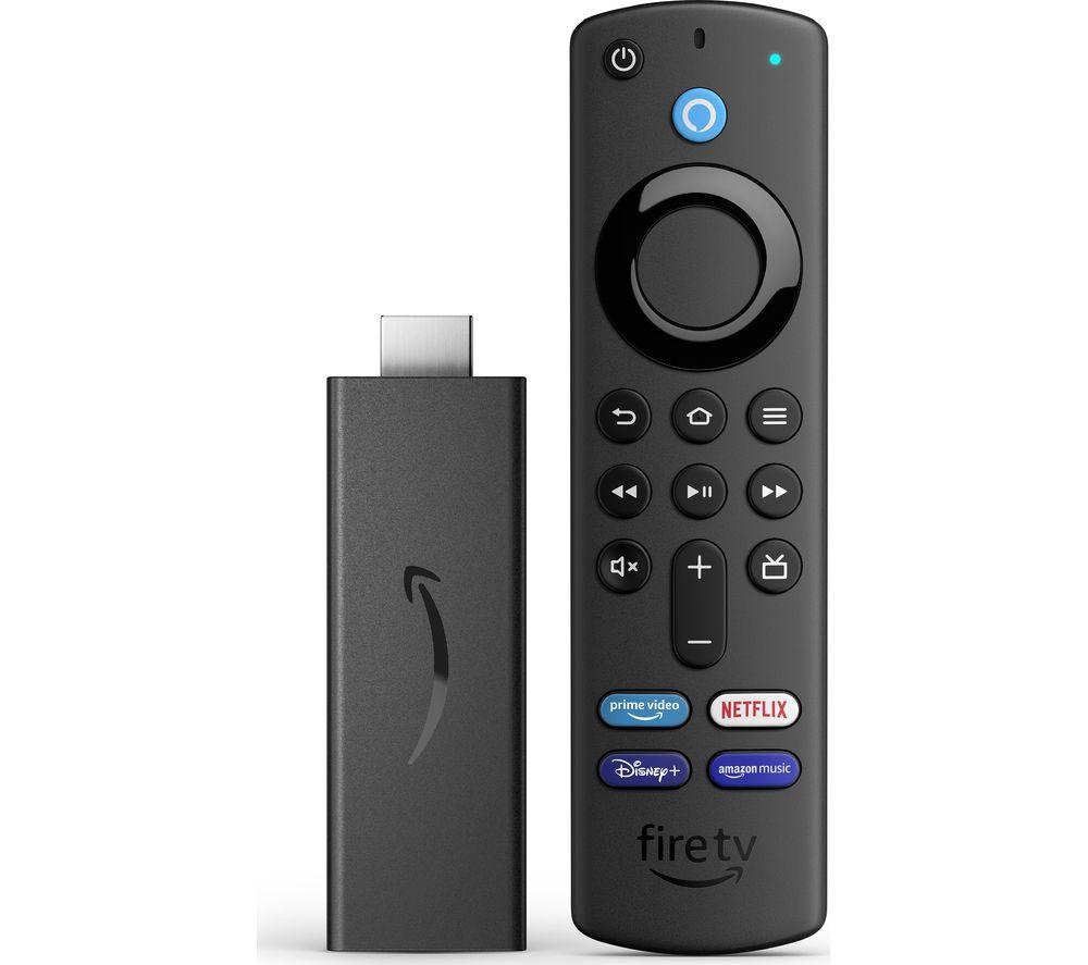 AMAZON Fire TV Stick with Alexa Voice Remote (2021), Black