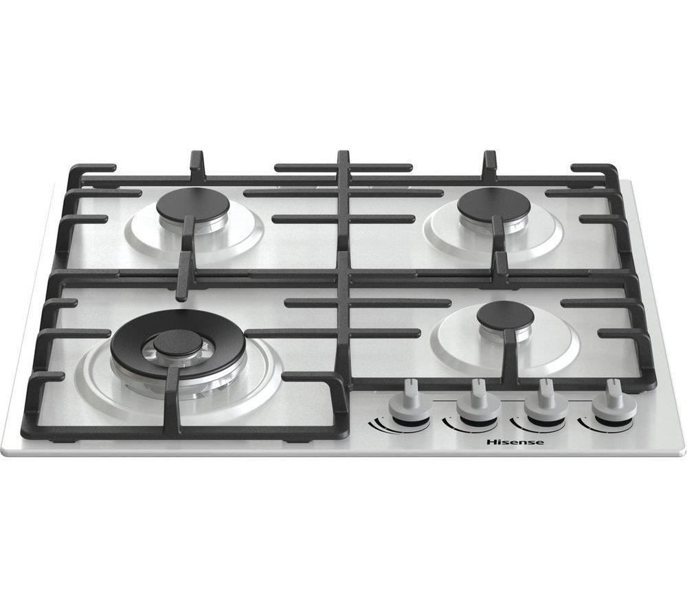 HISENSE GM663XB 60 cm Gas Hob - Stainless Steel image number 9 of 14