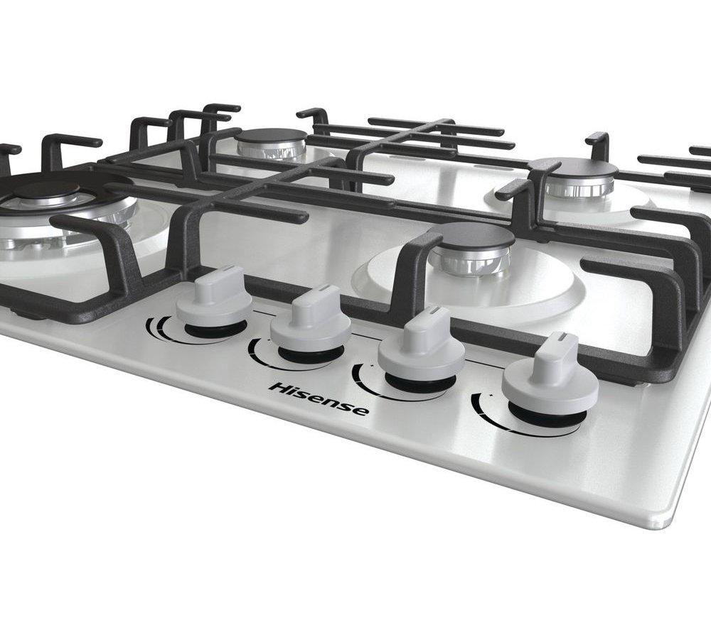 HISENSE GM663XB 60 cm Gas Hob - Stainless Steel image number 11 of 14