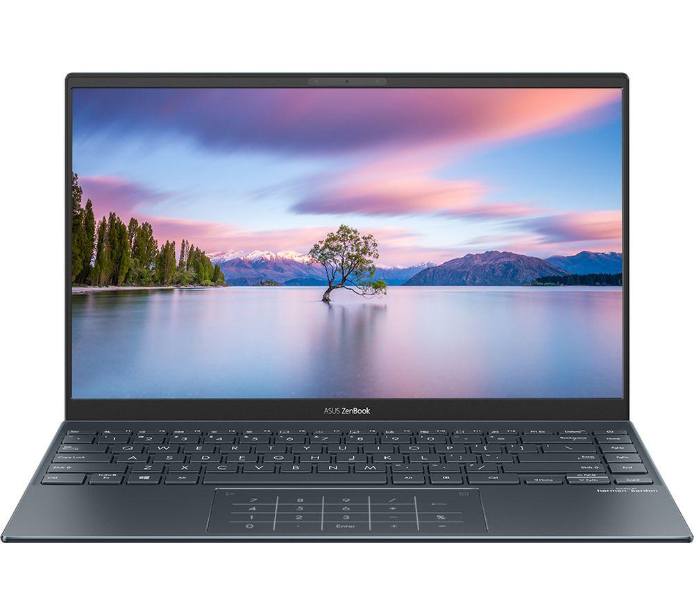 Image of ASUS ZenBook UX425EA 14" Laptop - Intel®Core i3, 256 GB SSD, Grey, Silver/Grey
