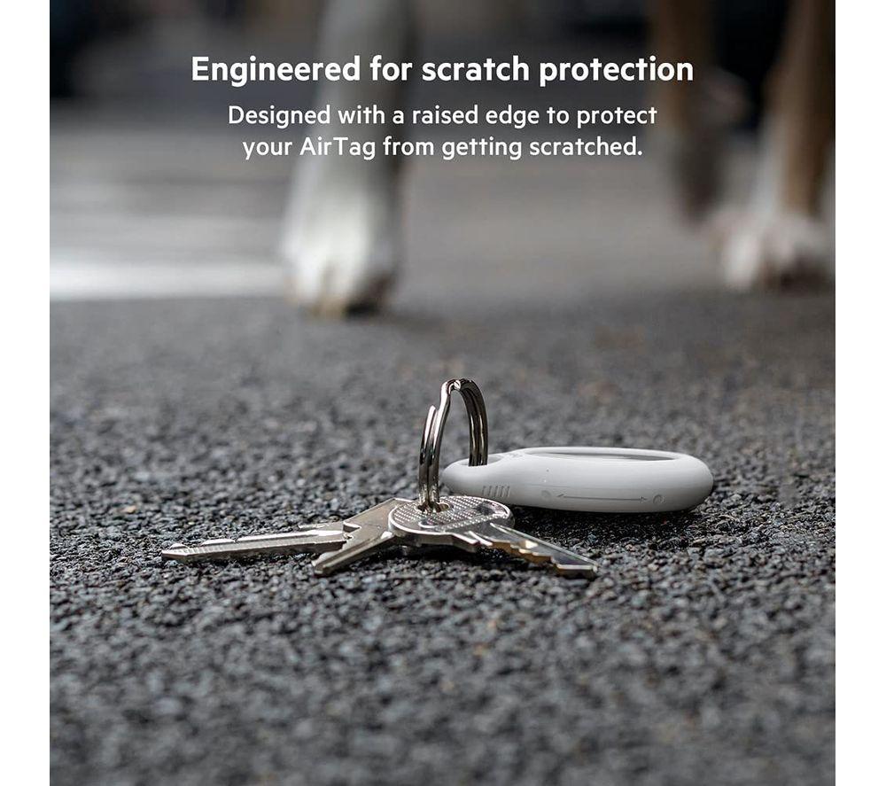 BELKIN Secure AirTag Keyring - White image number 3 of 5