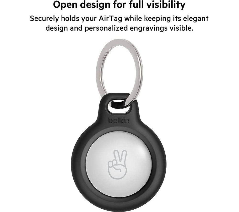 BELKIN Secure AirTag Keyring - Black image number 2 of 5