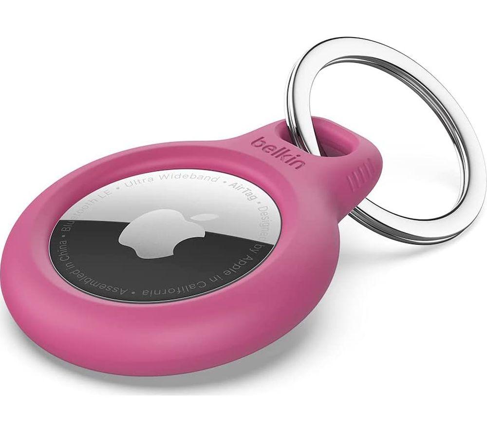 BELKIN Secure AirTag Keyring - Pink image number 2 of 6