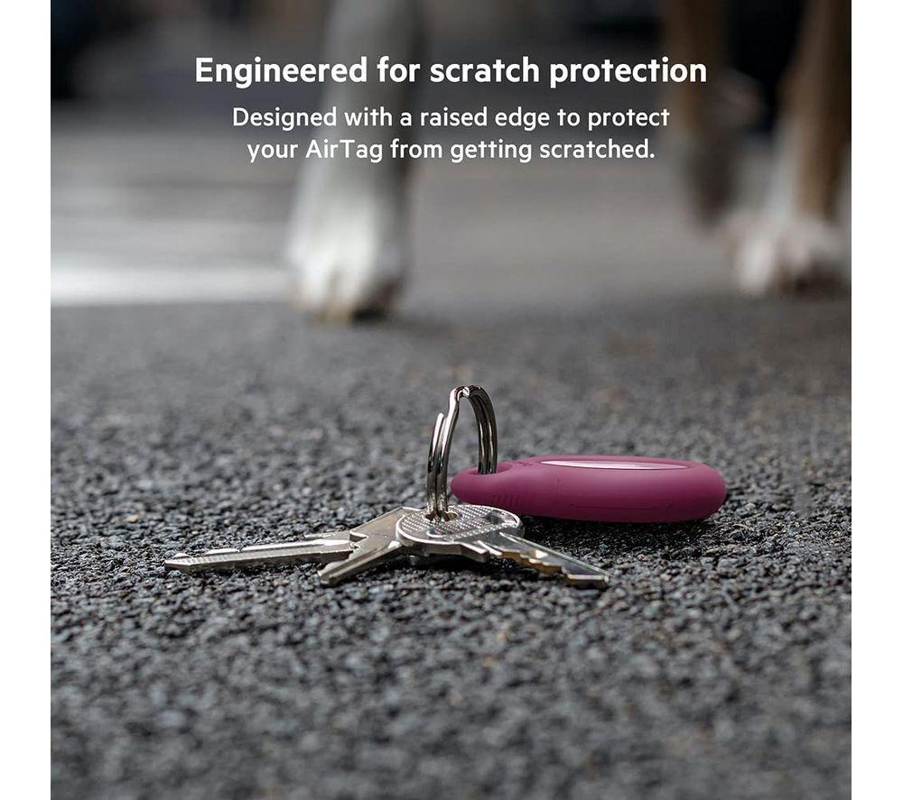 BELKIN Secure AirTag Keyring - Pink image number 5 of 6
