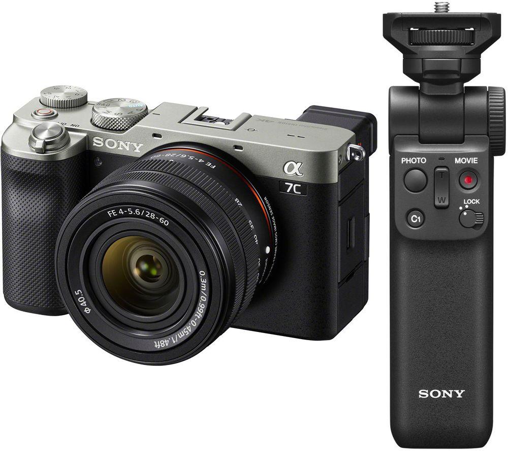Click to view product details and reviews for Sony A7 C Mirrorless Camera Gp Vpt2bt Shooting Grip Bundle Silver Grey.
