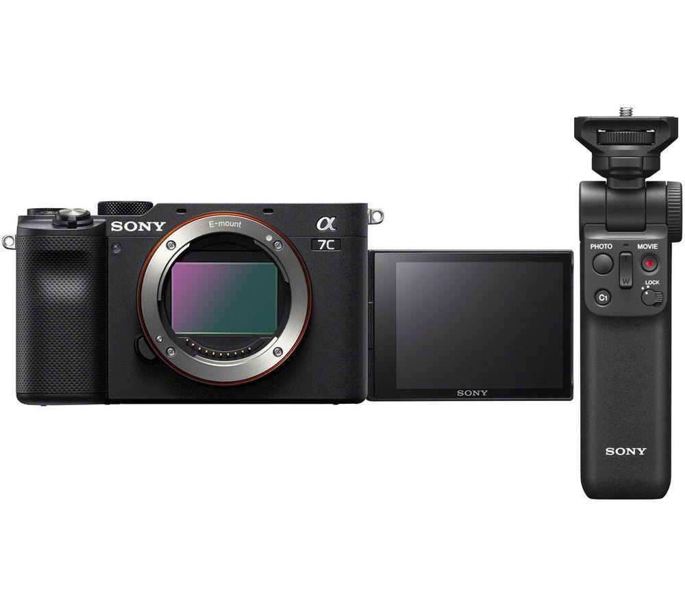 Click to view product details and reviews for Sony A7 C Mirrorless Camera Gp Vpt2bt Shooting Grip Bundle Black Body Only Black.