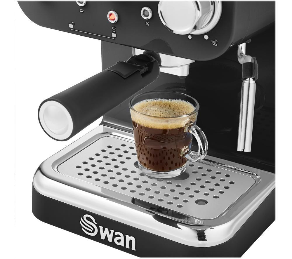 Buy SWAN Retro Pump Espresso SK22110BN Coffee Machine Black Currys