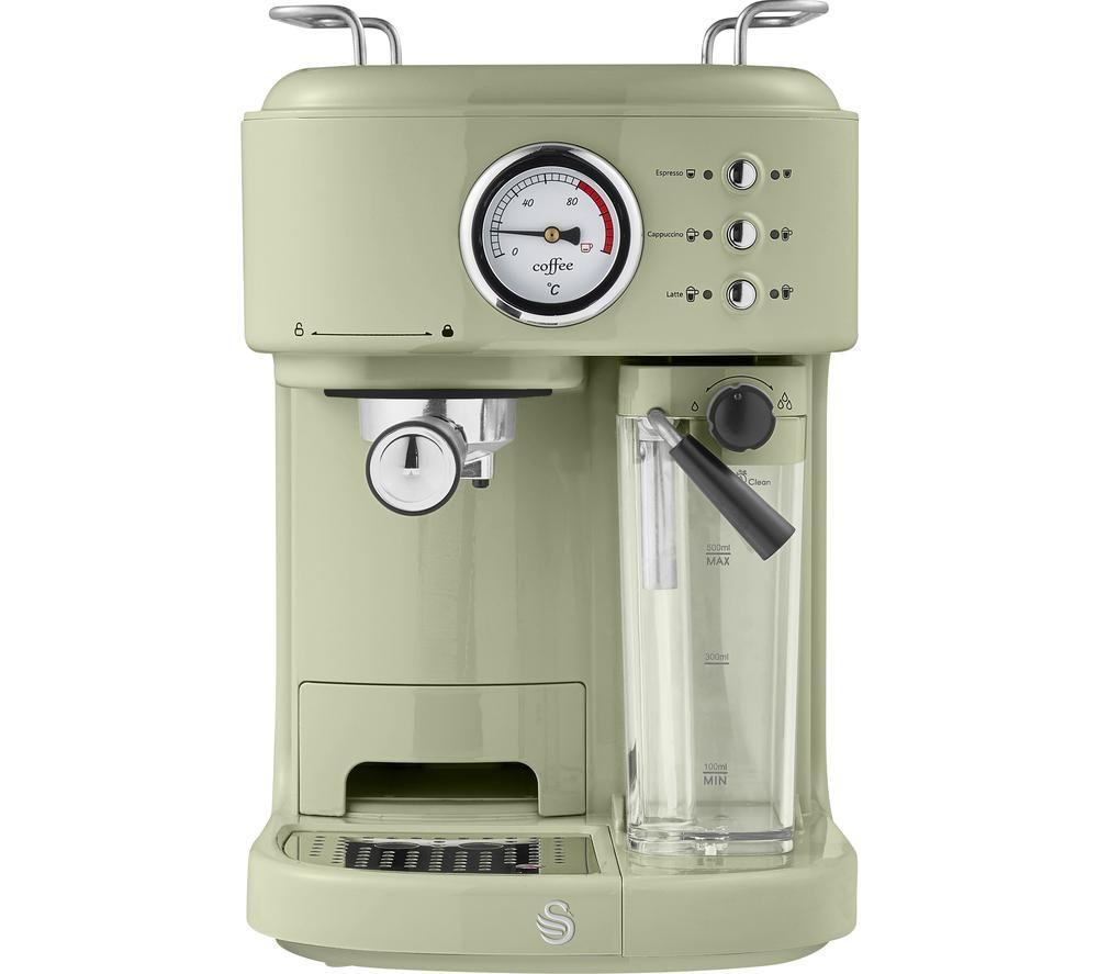 SWAN Retro One Touch SK22150GN Coffee Machine review 8.6 / 10