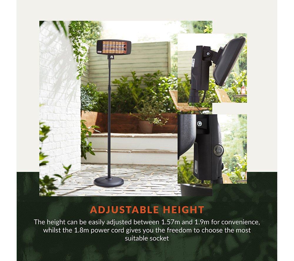 Buy SWAN SH16355N Patio Heater Black Currys