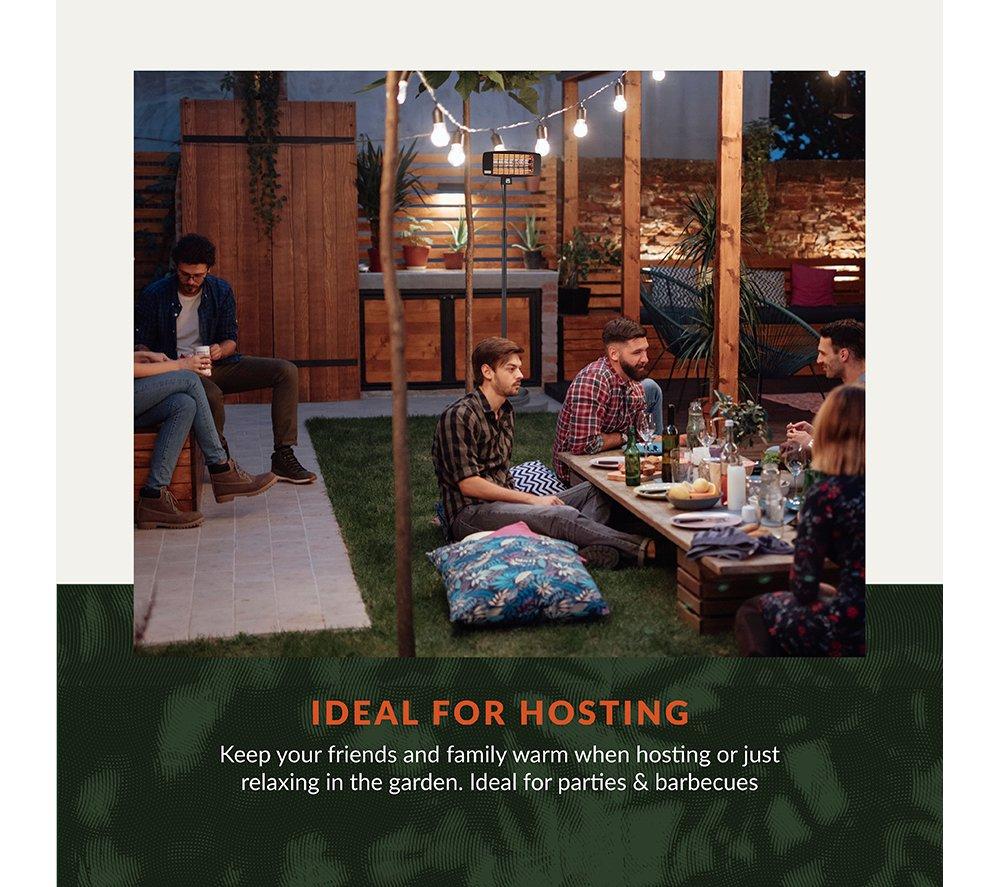 Buy SWAN SH16355N Patio Heater Black Currys