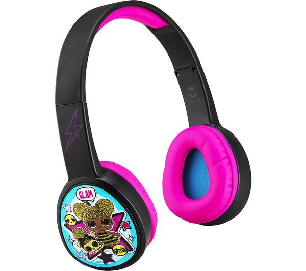 EKIDS LOL Surprise! LL-B36VM Wireless Bluetooth Kids Headphones - Black image number 2