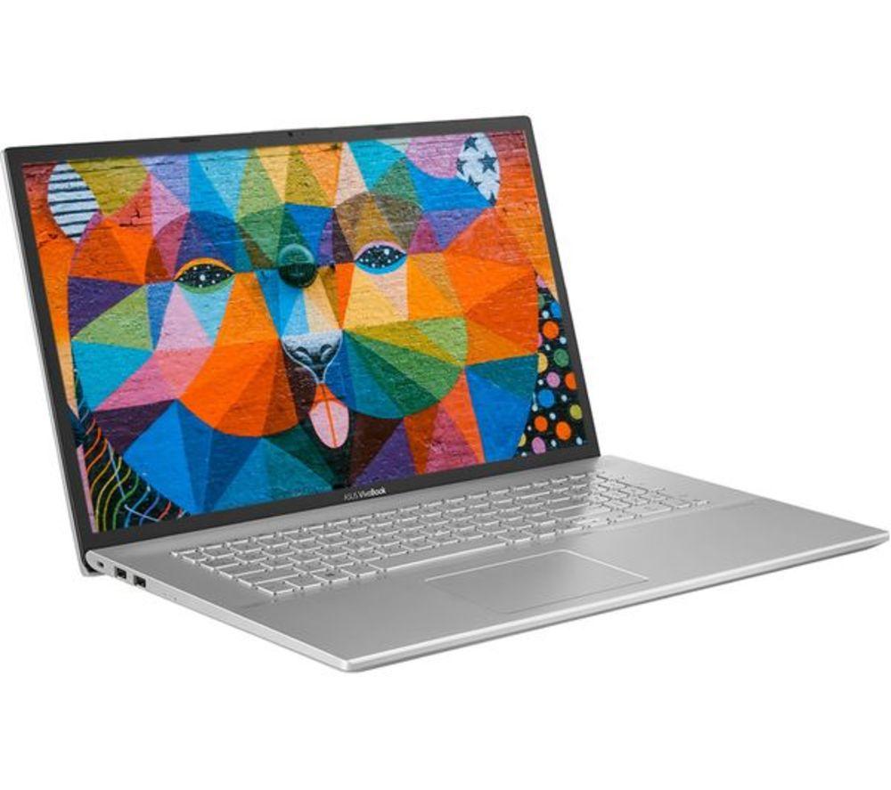 Image of ASUS VivoBook X712EA 17.3" Laptop - Intel®Core i5, 512 GB SSD, Silver, Silver/Grey