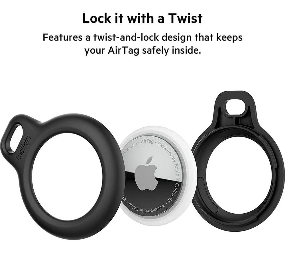 BELKIN Secure AirTag Holder with Strap - Black image number 3 of 6