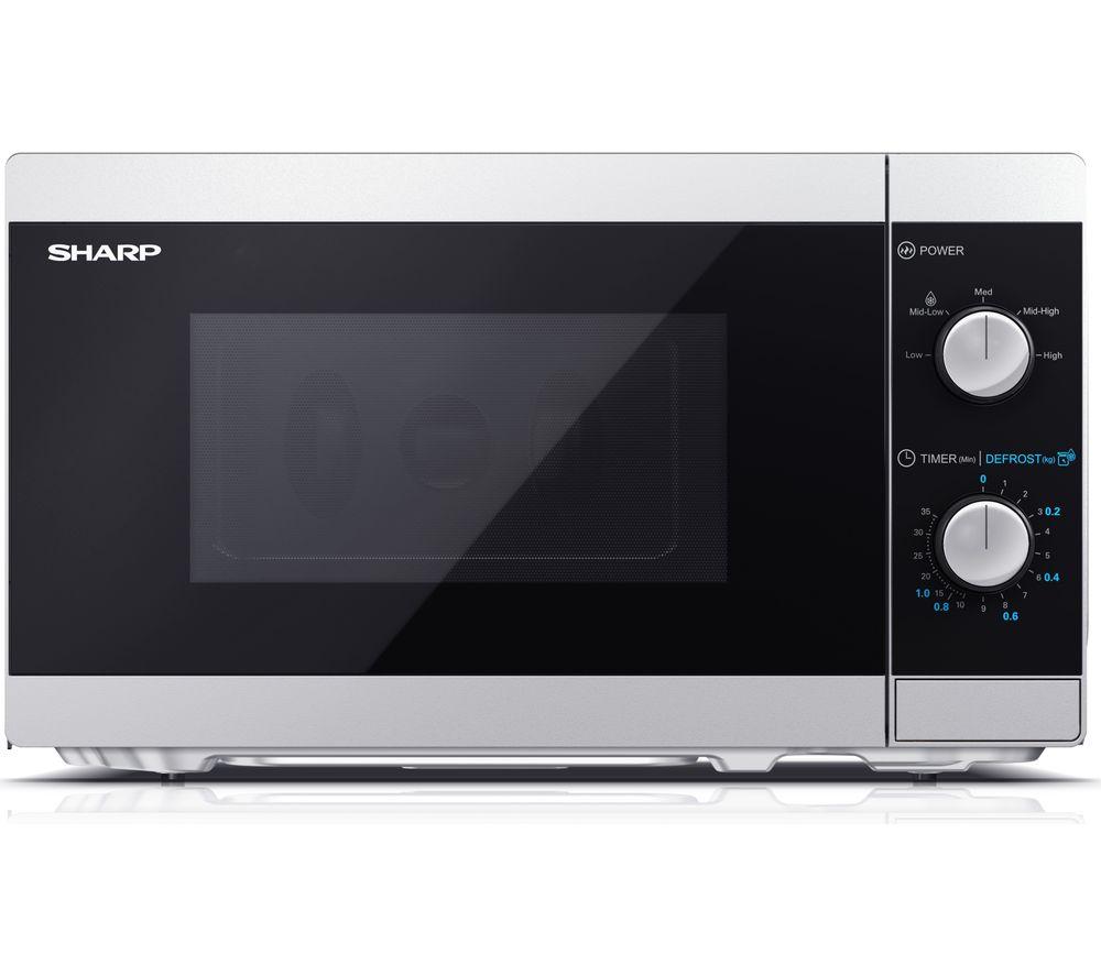 SHARP YC-MS01U-S Solo Microwave - Silver, Silver/Grey