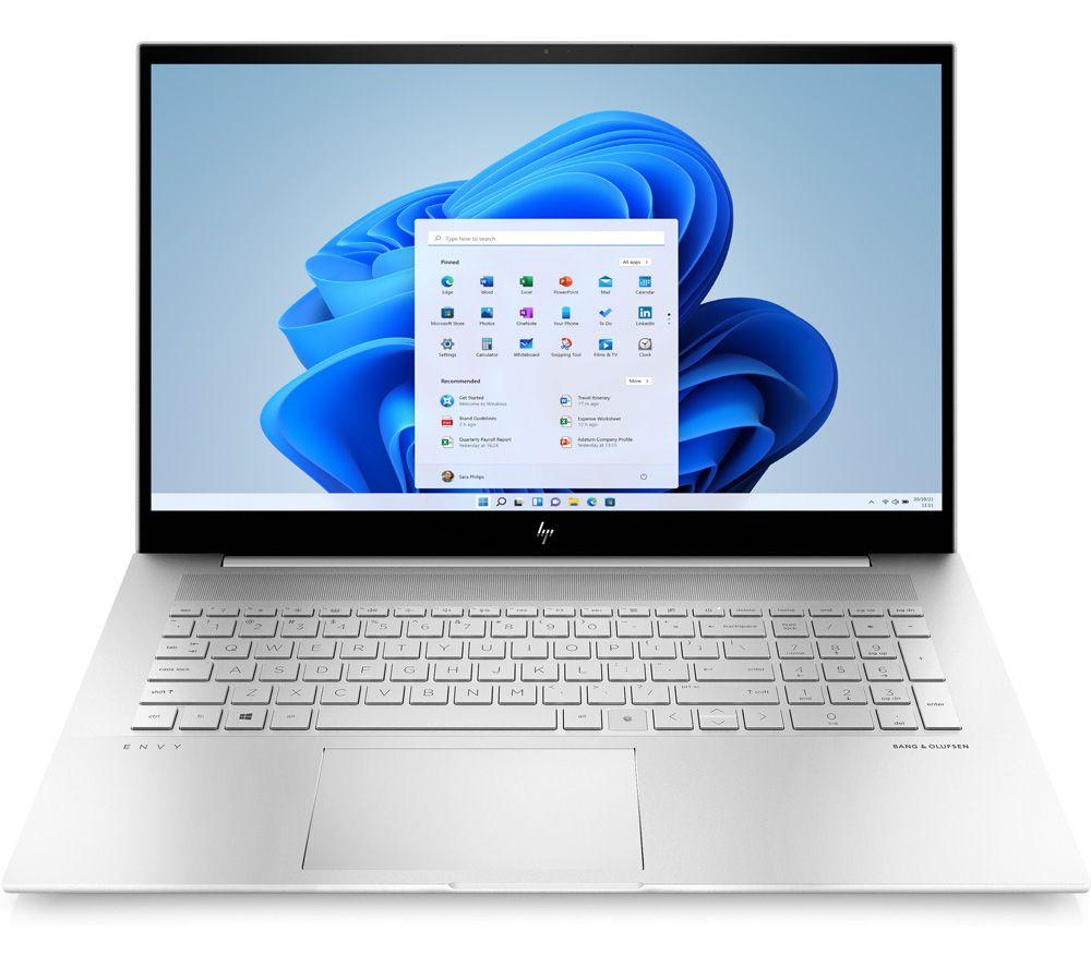 Image of HP ENVY 17.3" Laptop - Intel®Core i7, 1 TB SSD, Silver, Silver/Grey