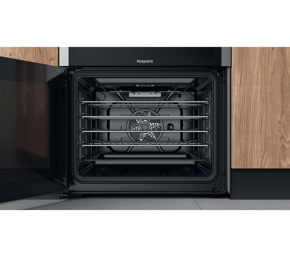 HOTPOINT Multiflow HDM67V8D2CX 60 cm Electric Ceramic Cooker - Stainless Steel image number 12 of 13