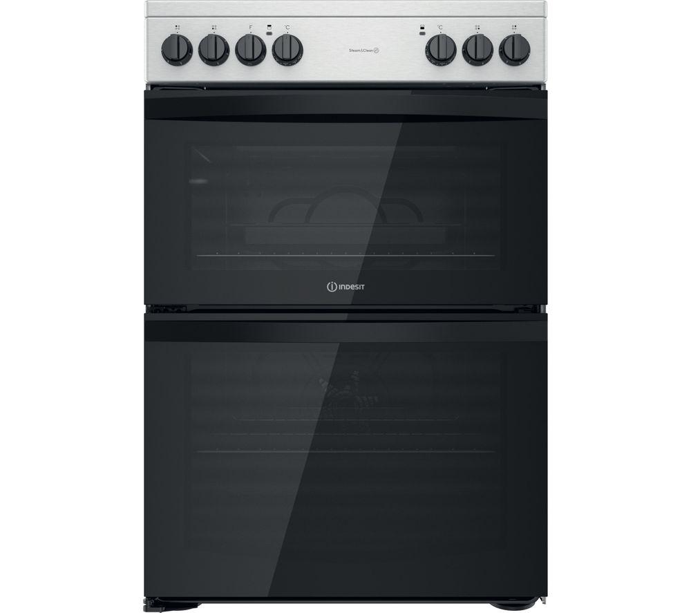 INDESIT Amelia ID67V9HCCX/UK 60 cm Electric Ceramic Cooker - Stainless Steel, Stainless Steel
