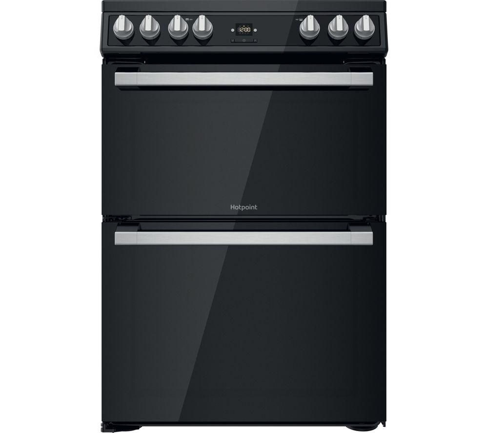 HOTPOINT Multiflow HDT67V9H2CB 60 cm Electric Ceramic Cooker - Black