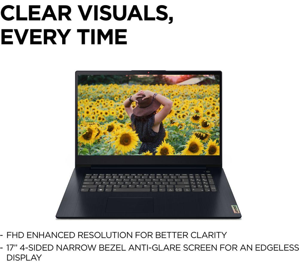 LENOVO IdeaPad 3i 17.3' Laptop - Intel® Celeron®, 128 GB SSD, Blue - image 2