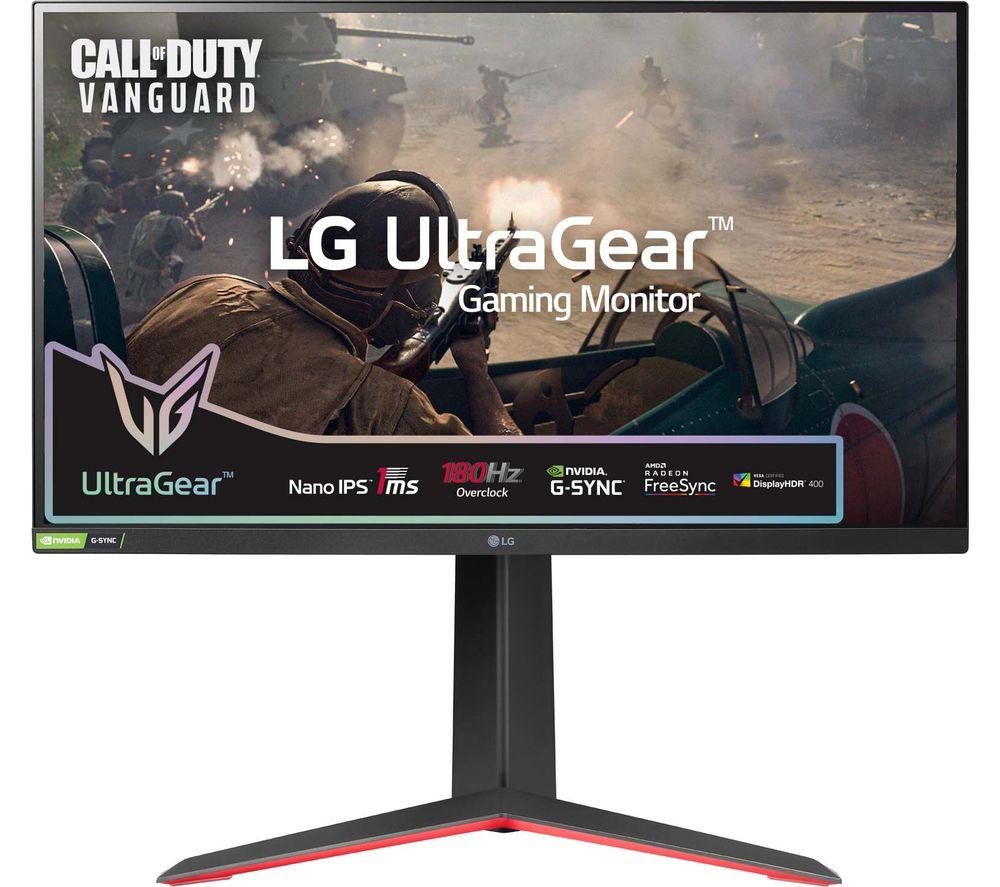 LG UltraGear 27GP850-B.BEK Quad HD 27 Nano IPS LCD Gaming Monitor - Black, Black