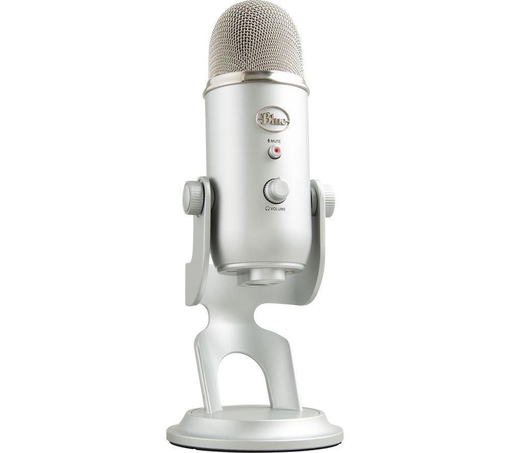 LOGITECH StreamCam Full HD USB-C Webcam & Yeti Professional USB Microphone Bundle - White & Silver image number 8 of 11