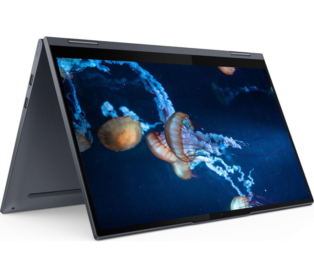 Image of LENOVO Yoga 7i 15.6" 2 in 1 Laptop - Intel®Core i5, 512 GB SSD, Slate Grey, Silver/Grey
