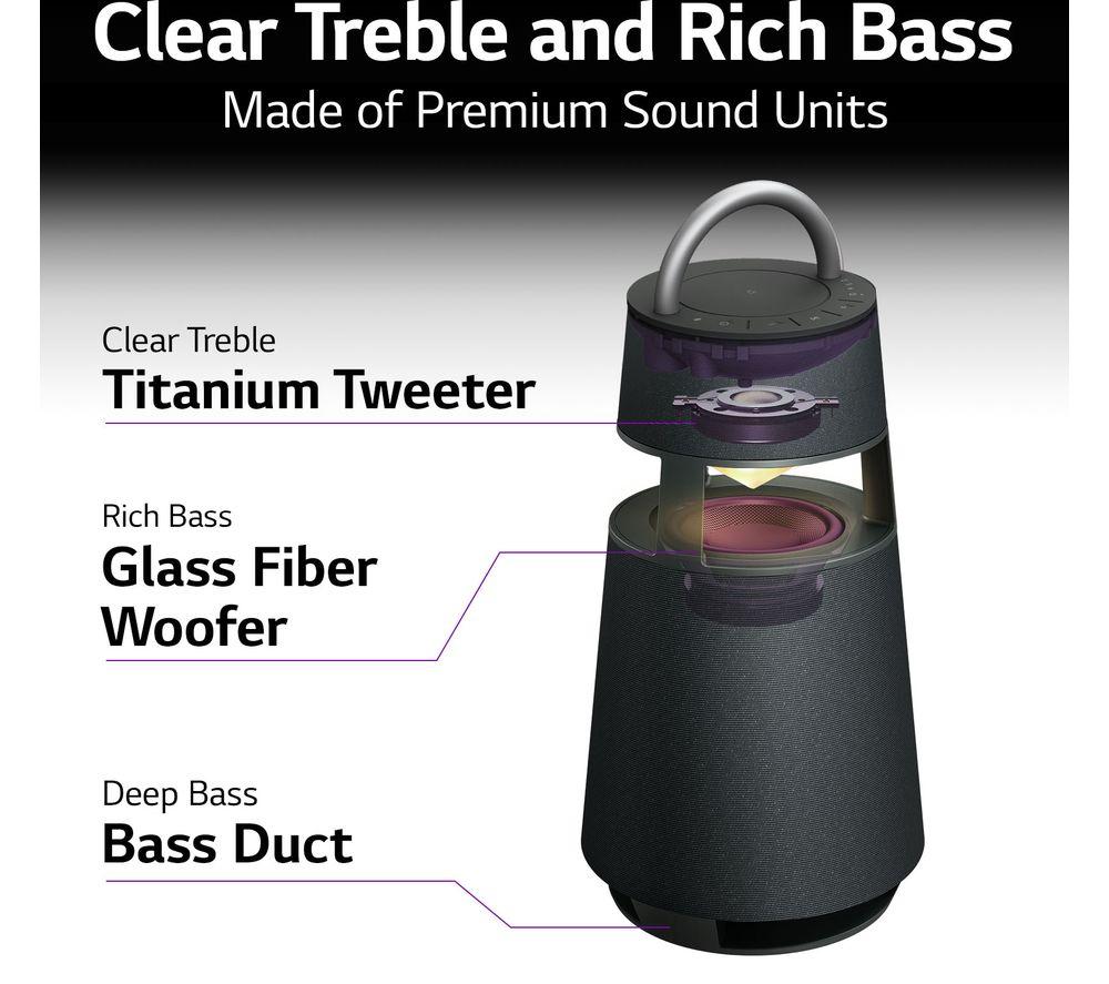 Buy LG XBOOM 360 RP4 Portable Bluetooth Speaker Burgundy Currys