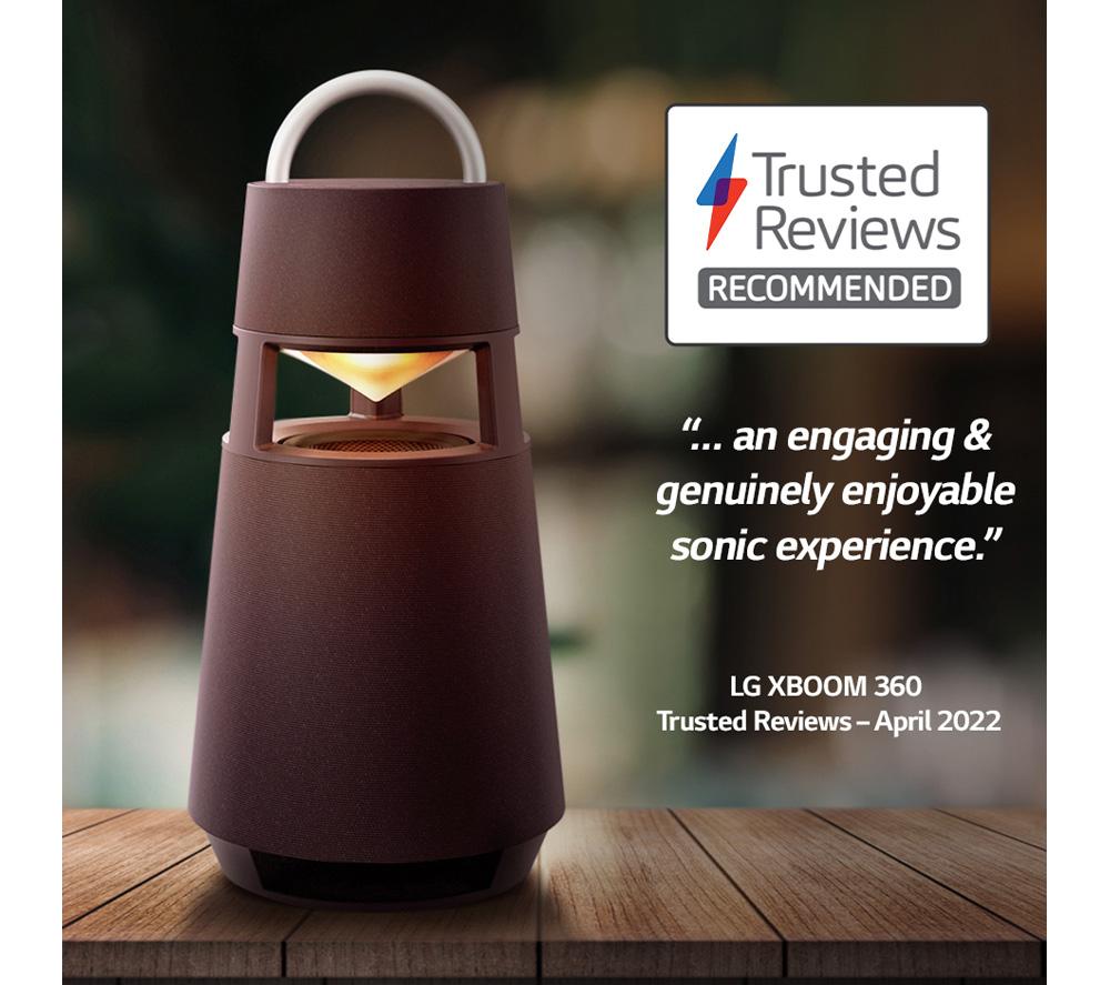 Buy LG XBOOM 360 RP4 Portable Bluetooth Speaker Burgundy Currys