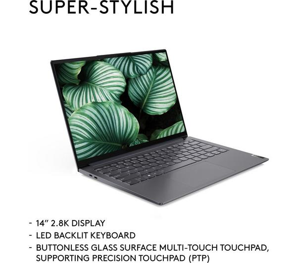 LENOVO Yoga Slim 7i Pro 14" Laptop - Intel® Core™ i7, 512 GB SSD, Grey image number 1