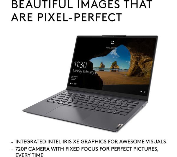 LENOVO Yoga Slim 7i Pro 14" Laptop - Intel® Core™ i7, 512 GB SSD, Grey image number 2