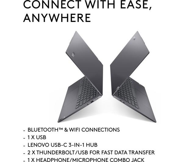 LENOVO Yoga Slim 7i Pro 14" Laptop - Intel® Core™ i7, 512 GB SSD, Grey image number 7