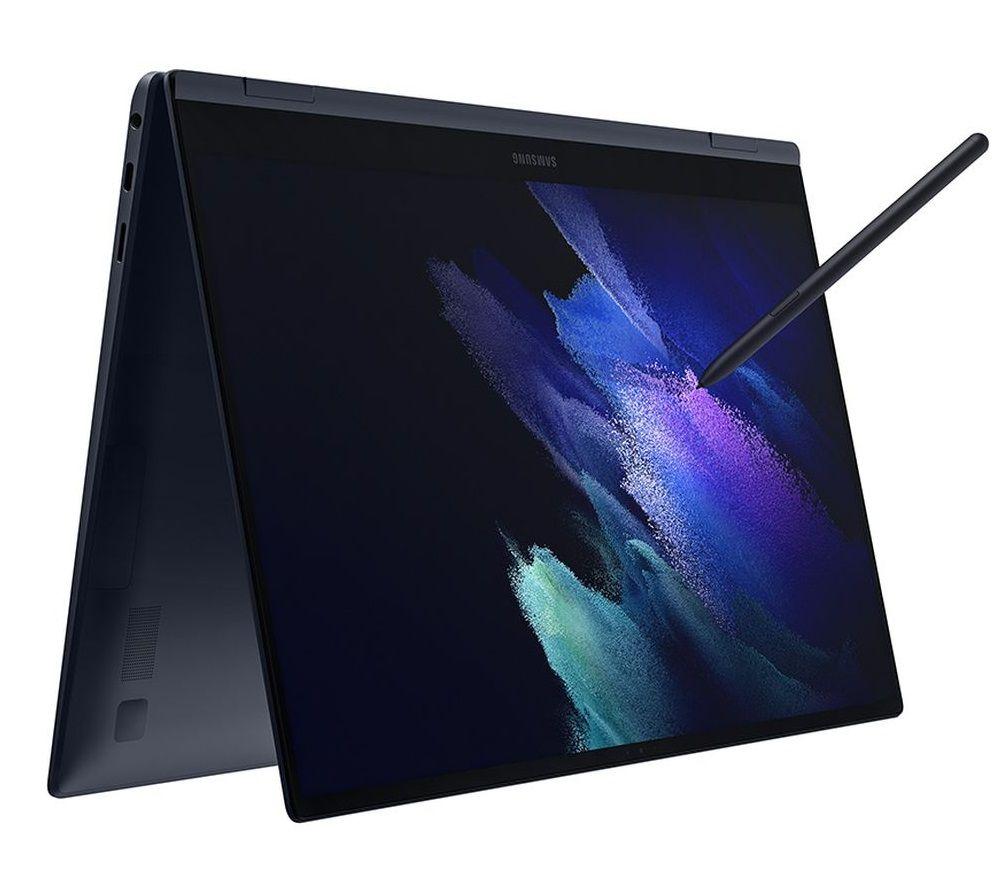 Image of Samsung Galaxy Book Pro 360 15.6" 2 in 1 Laptop - Intel®Core i7, 512 GB SSD, Mystic Navy, Blue
