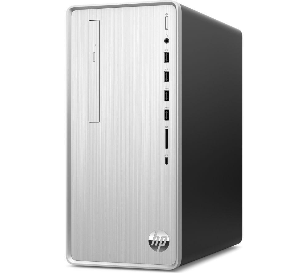 Image of HP Pavilion TP01-2000na Desktop PC - AMD Ryzen 7, 1 TB HDD & 256 GB SSD, Silver