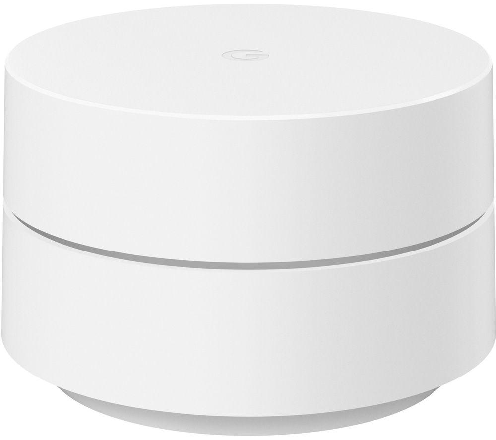 Image of GOOGLE WiFi Mesh Whole Home System - Single Unit, White