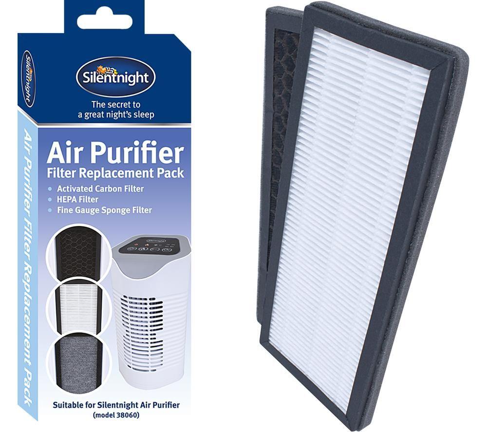 Silentnight air purifier with deals hepa & carbon filters