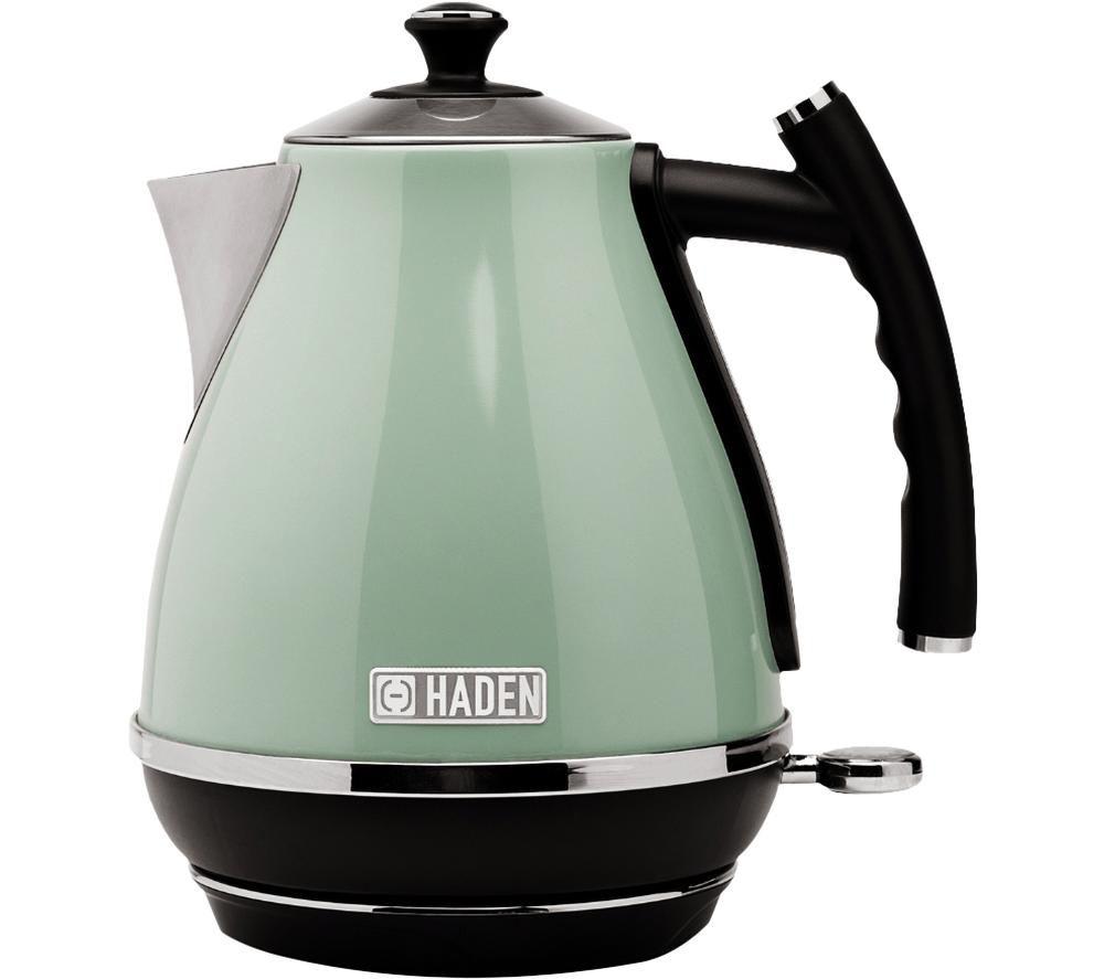 Best Buy: Haden Heritage 1.7 Liter Electric Kettle Stainless Steel with  Auto Shut -Off Black/Copper 75041